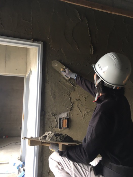 施工事例　左官工事